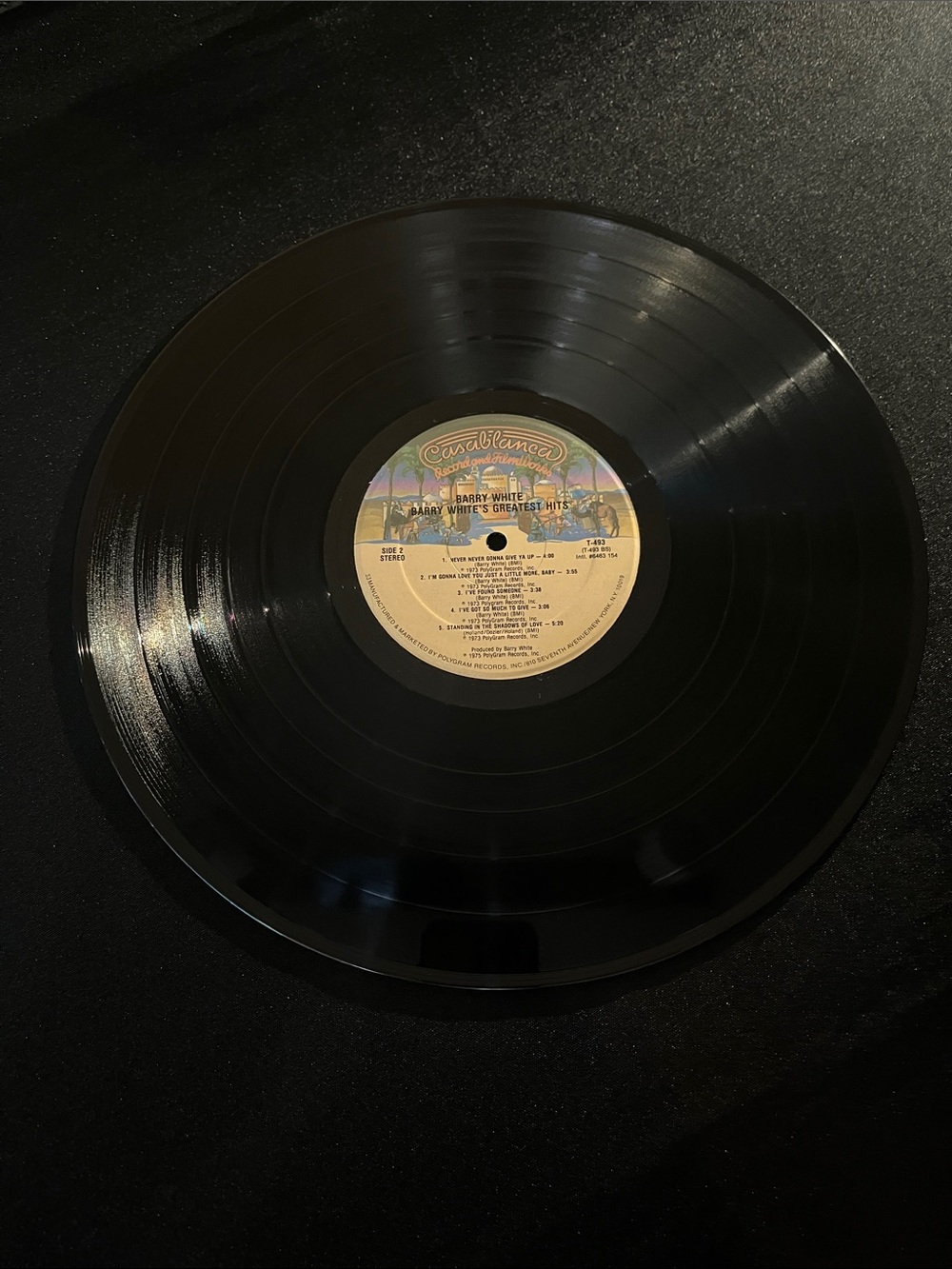 “Barry White’s Greatest Hits” Vinyl Record - Picture 7 of 7